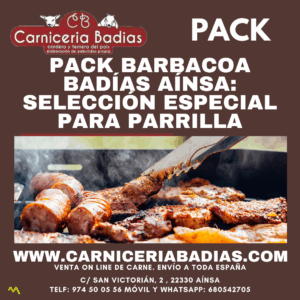 Carnicería Badias Ainsa Sobrarbe Pirineo Carnicería Badías Ainsa - Carne del Sobrarbe Pirineo 2 Pack Barbacoa Badías Aínsa – Selección Especial para Parrilla (4-8 personas)